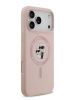 Lagerfeld для iPhone 17 Pro Max чехол Liquid Silicone NFT Karl & Choupette Hard Pink (MagSafe)